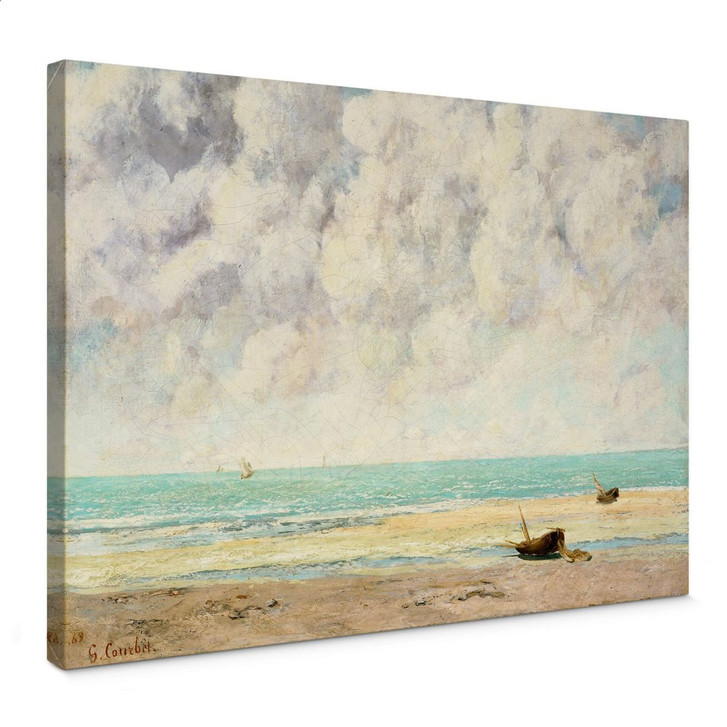 Leinwandbild Courbet - Die ruhige See - WA361205