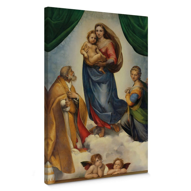 Leinwandbild Raffael - Die Sixtinische Madonna - WA372970
