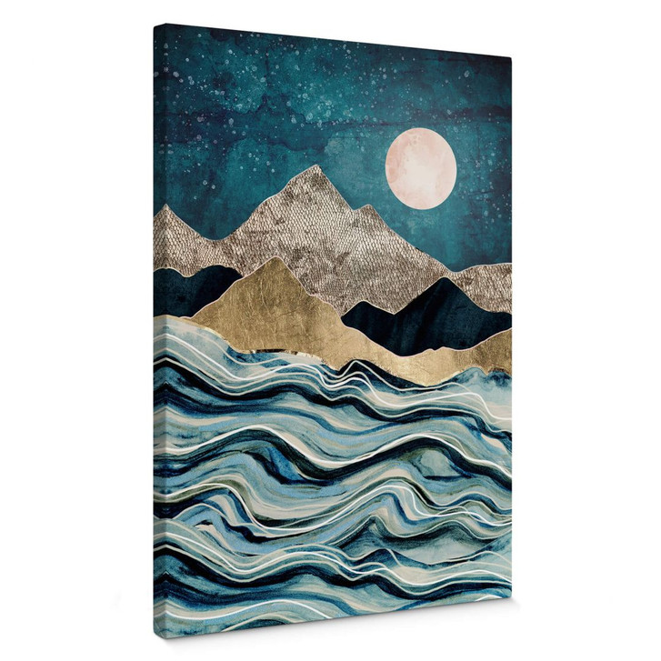 Leinwandbild SpaceFrog Designs - Indigoblau - WA348008