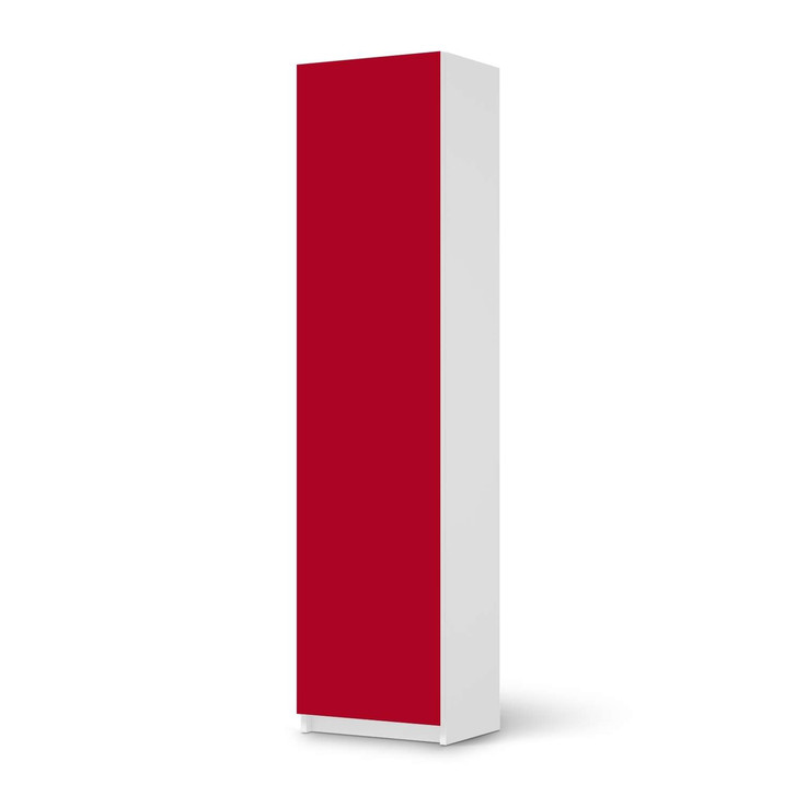 Möbelfolie IKEA Pax Schrank 201cm Höhe - 1 Tür - Rot Dark - CR116744