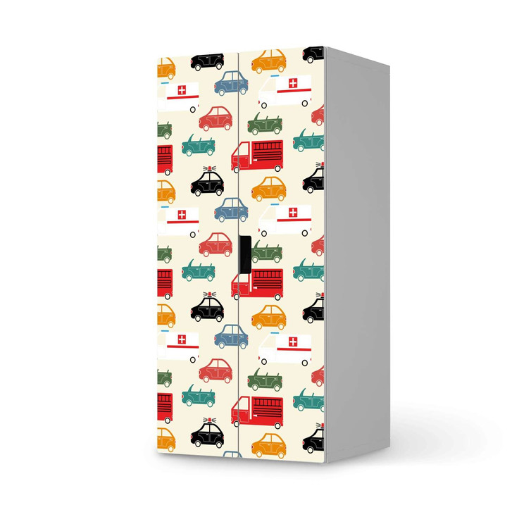 Möbelfolie IKEA Stuva / Malad Schrank - 2 grosse Türen - Cars - CR117935