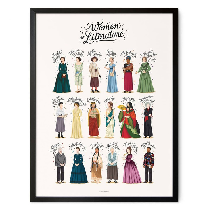 Poster Berühmte Frauen der Literatur - Tohmé - WA409569