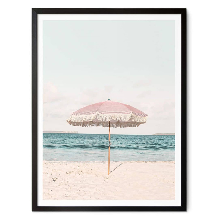 Poster Sisi & Seb - Pinker Sonnenschirm - WA338214