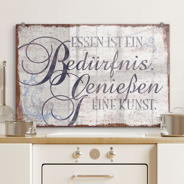 Spritzschutz Essen ist ein Bedürfnis - WA178167
