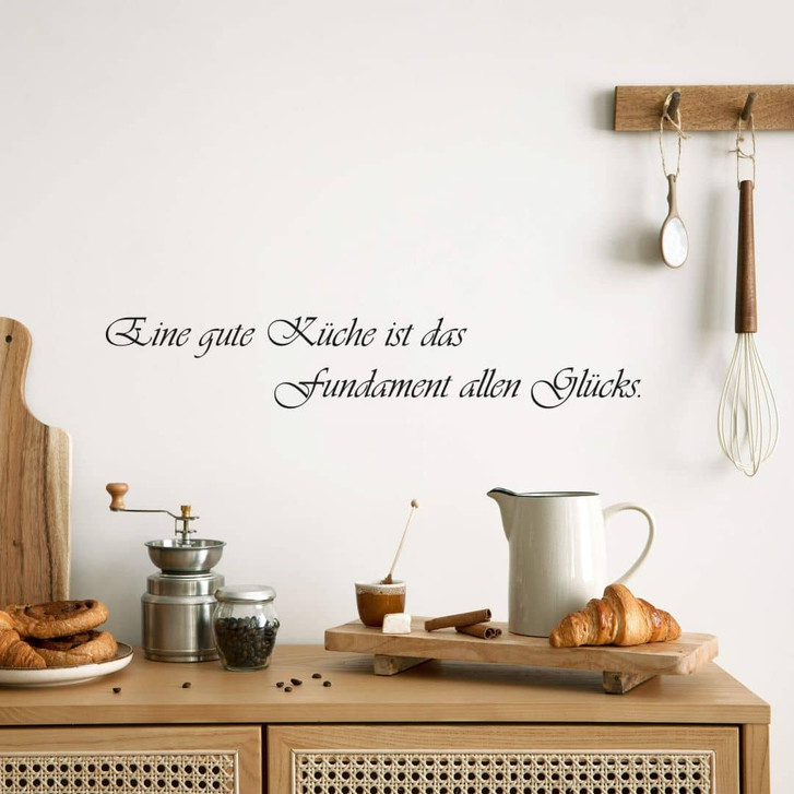 Wandtattoo Eine gute Küche... - WA208817