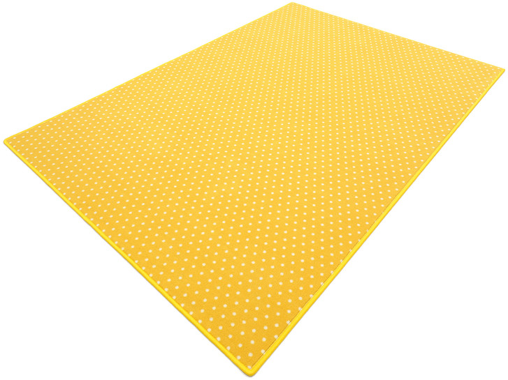 Bijou Petticoat Vorwerk Teppich Rechteck Wunschmass in Sonnengelb - TS515378