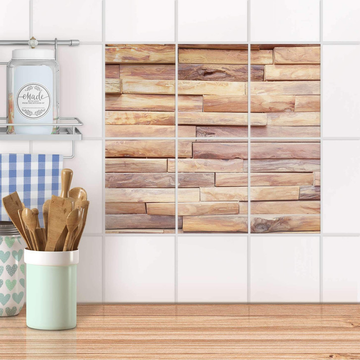Fliesenaufkleber hoch - Artwood - 6er Set - CR100453
