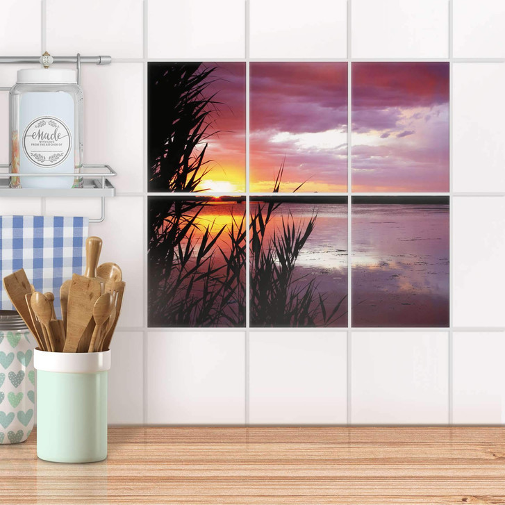 Fliesenaufkleber hoch - Dream away - 6er Set - CR100526