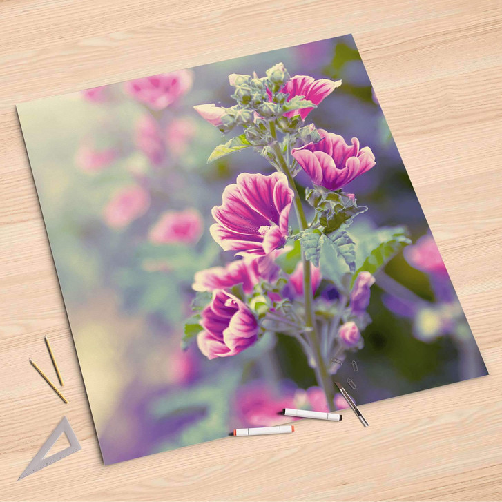 Folienbogen (90x90cm) - Flower Gaze - CR107553