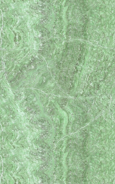 Fototapete Wandtapete mit Motiv Grüner Marmor in Natursteinoptik mit sanften Adern 3.4 x 2.12 m - WA505307