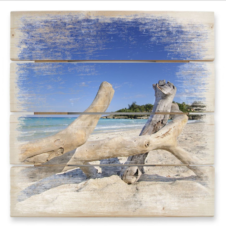 Holzbild Treibgut - 40 x 41.5 cm - WA132677