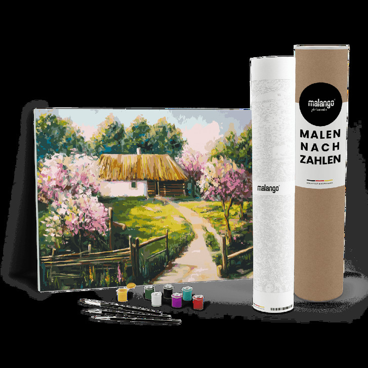 Malen nach Zahlen Leinwandbild - Landschaft in der Ukraine - WA446722