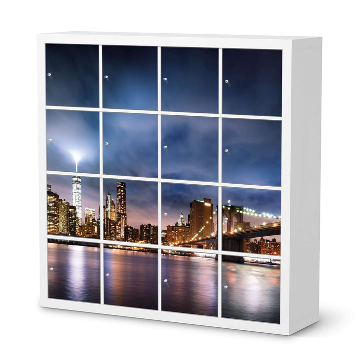 Möbelfolie IKEA Kallax Regal 16 Türen - Brooklyn Bridge - CR115188