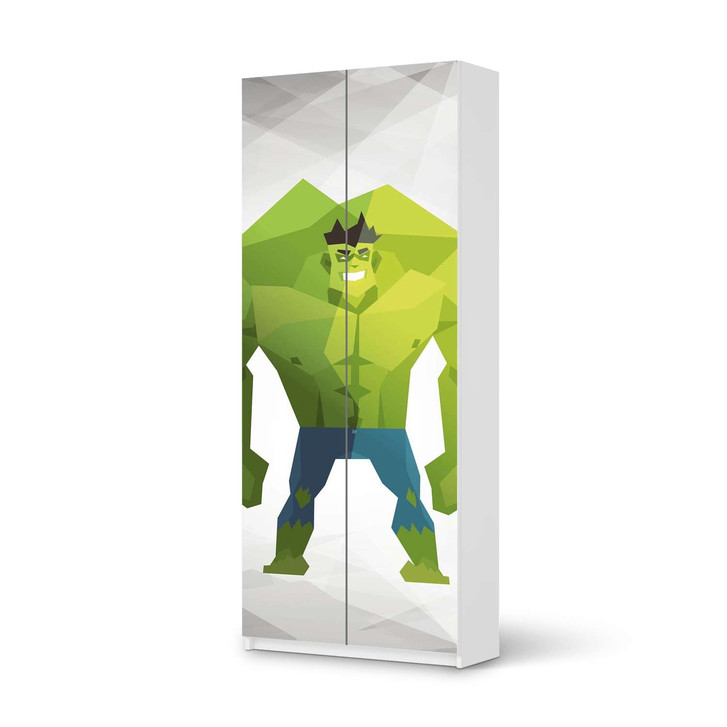 Möbelfolie IKEA Pax Schrank 236cm Höhe - 2 Türen - Mr. Green - CR116815