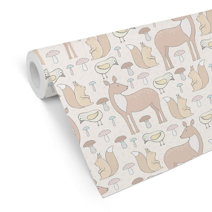 Mustertapete Tiere des Waldes - WA246289