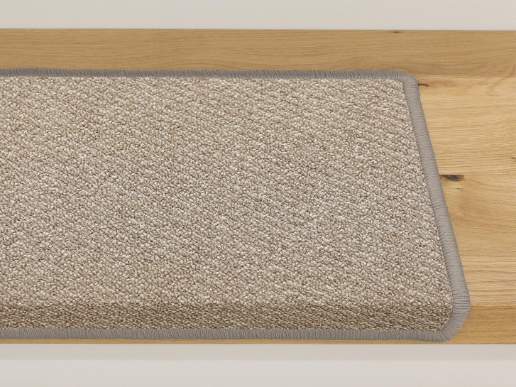 Bijou Loop Stufenmatte Stufenmatte Rechteckig Wunschmass in Nougat - TS491179