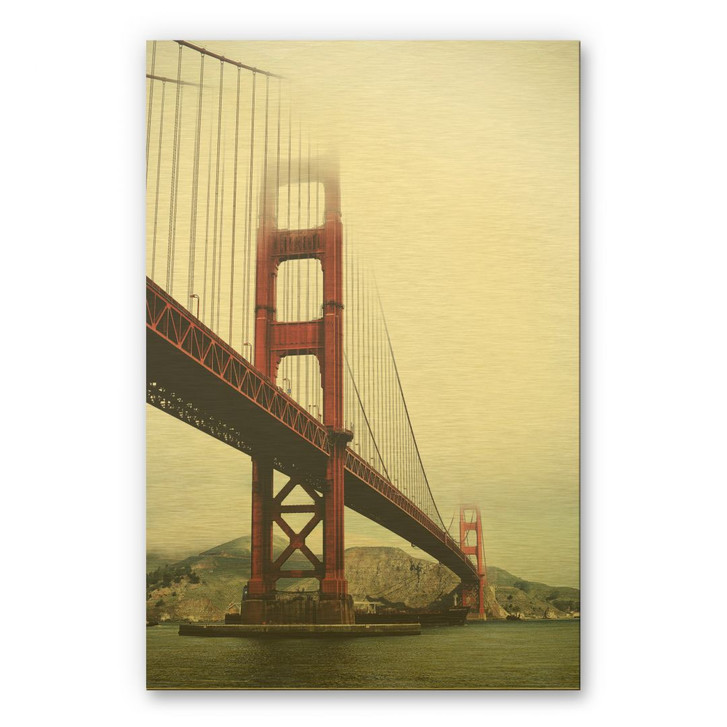 Alu-Dibond-Goldeffekt - The Golden Gate Bridge 02 - WA230973