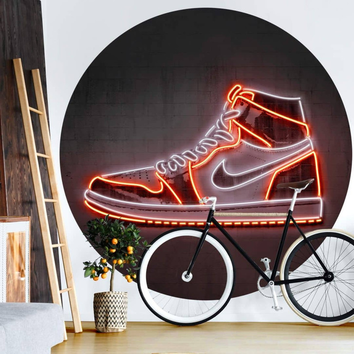 Fototapete Mielu - Sneaker - Rund - Selbstklebend/Vlies - WA320307
