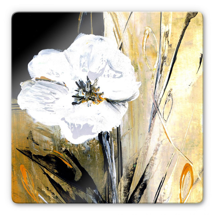 Glasbild Niksic - Modern Flower - WA126256