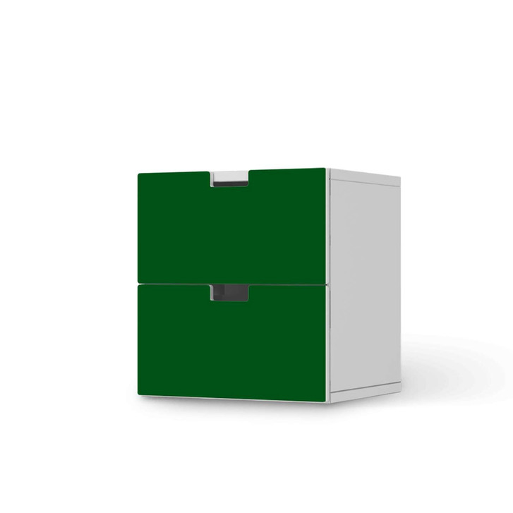 Klebefolie IKEA Stuva / Malad Kommode - 2 Schubladen - Grün Dark - CR110325