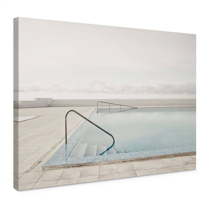 Leinwandbild Infinity Pool mit Blick auf die Wolken - Steinkopff - WA402419