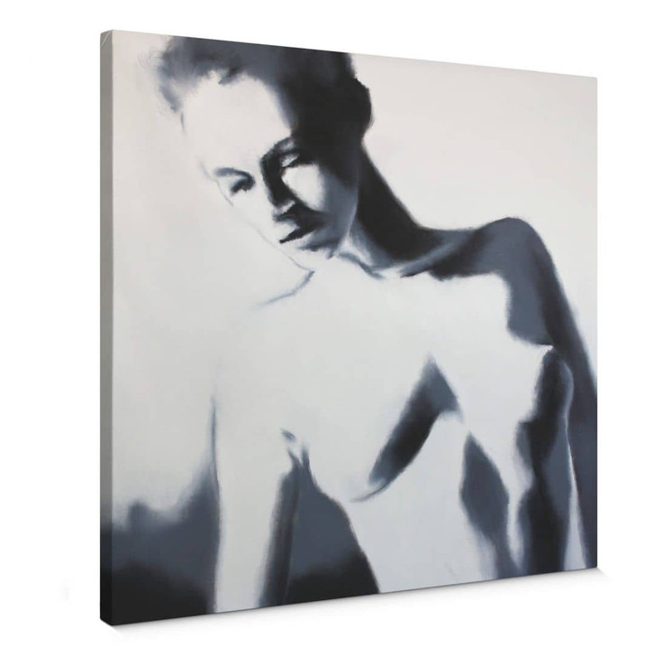Leinwandbild Schmucker - Karla - Schwarz-Weiss - Quadratisch - WA334800