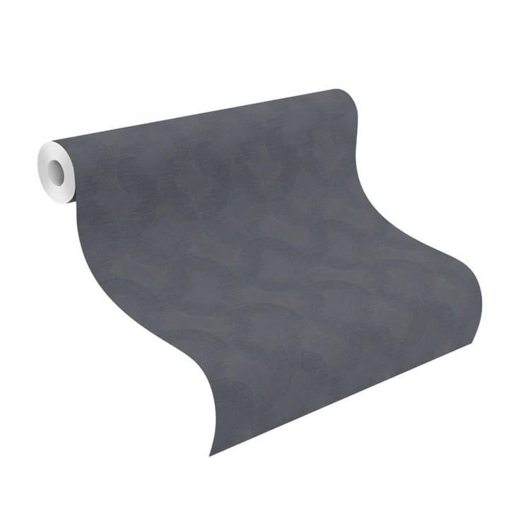 Mustertapete, Vliestapete Sky Lounge anthrazit, schwarz 10.00 x 1.06 m - WA428750