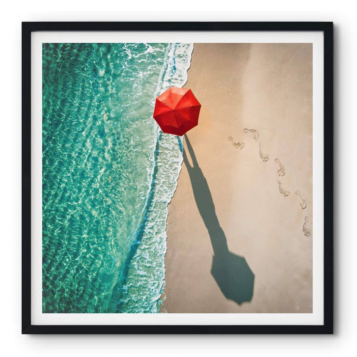 Poster Ambra - Am Meer entlang - Quadratisch - WA342017