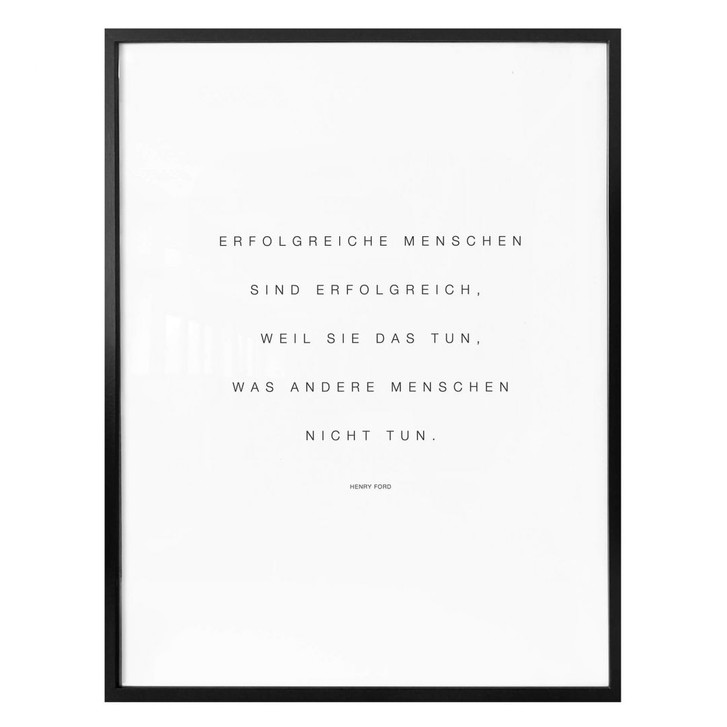 Poster Erfolgreiche Menschen sind erfolgreich... - WA160060