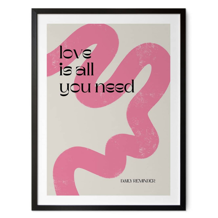 Poster Love is all you need - Volfova - WA497979