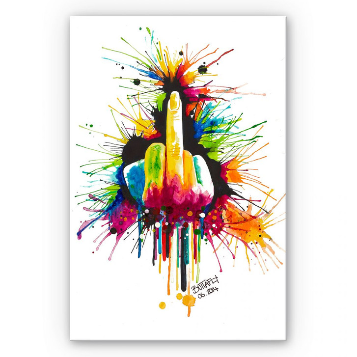 Wandbild Buttafly - Fuck the System - WA191706