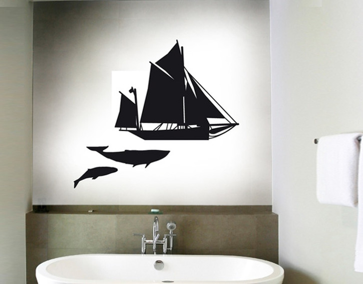 Wandtattoo Moby Dick Sailing - TD16343