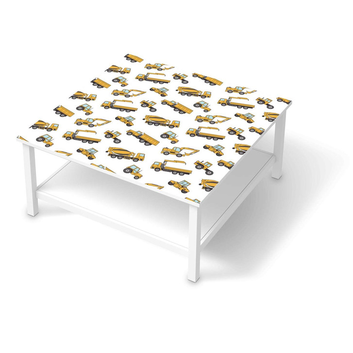 Klebefolie IKEA Hemnes Tisch 90x90cm - Working Cars - CR109584