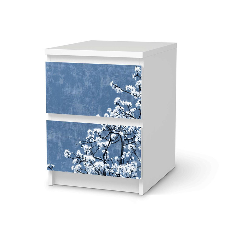 Möbelfolie IKEA Malm Kommode 2 Schubladen - Spring Tree - CR116236