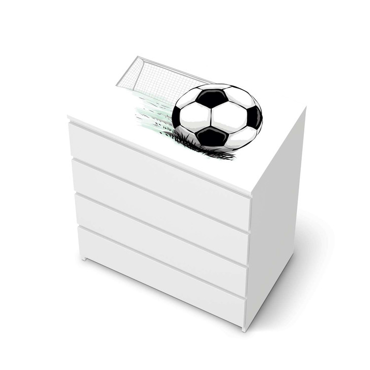 Möbelfolie IKEA Malm Kommode 4 Schubladen oben - Freistoss - CR116463