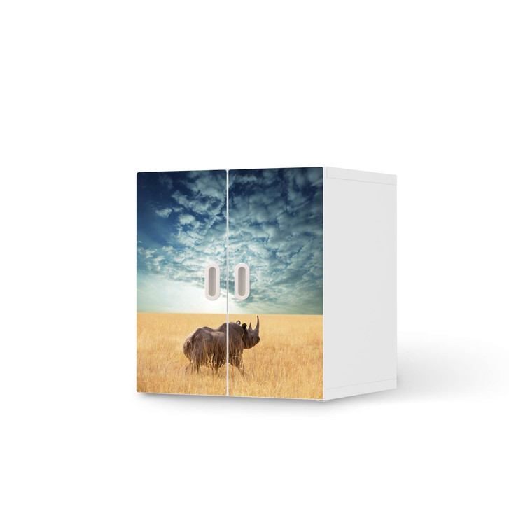 Möbelfolie IKEA Stuva / Fritids Schrank - 2 kleine Türen - Rhino - CR118900