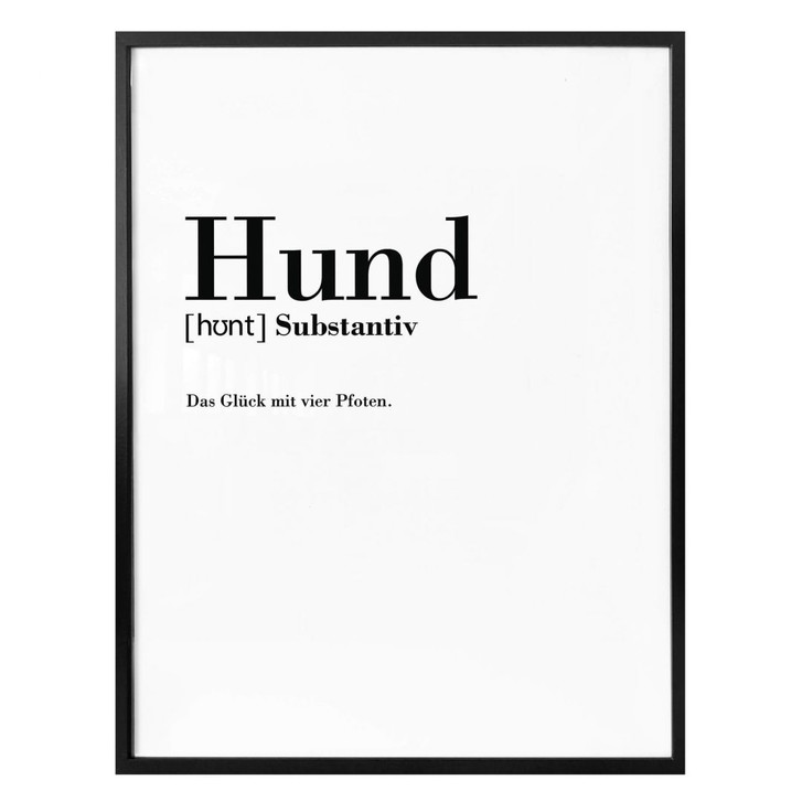 Poster Grammatik - Hund - WA161052