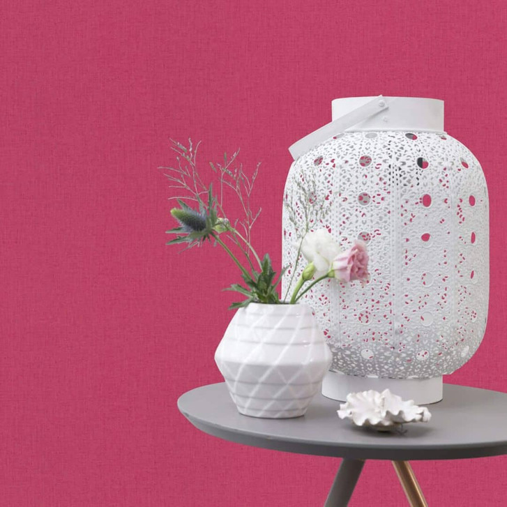 Rasch Vliestapete, Unitapete Barbara Home Collection III dunkelpink - WA409952