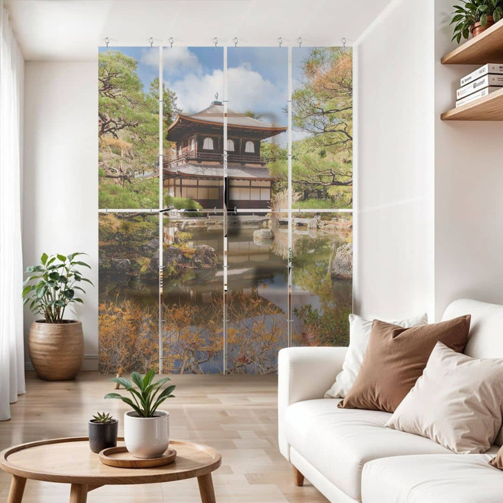 Raumteiler, Paravent, Sichtschutz hängend Japanischer Tempel - WA449402