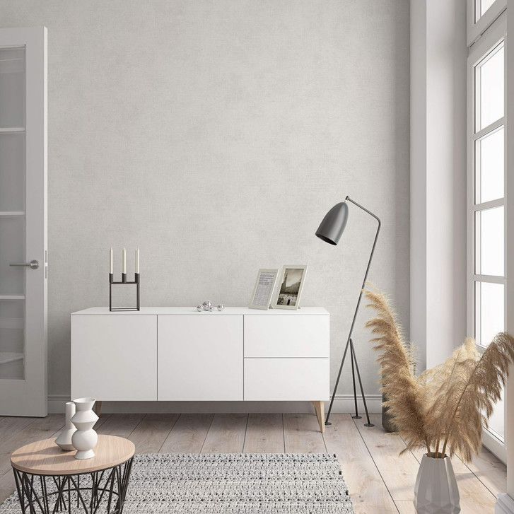 Vliestapete mit moderner einfarbiger Optik und Struktur in beige Uni - WA450297