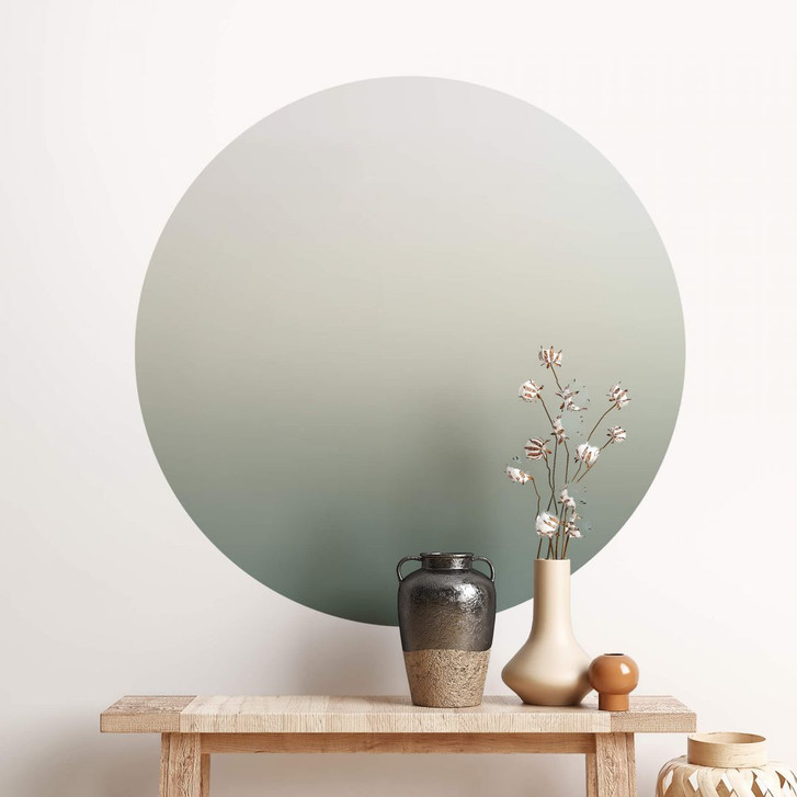 Wandtattoo Ombre - Olive - Rund - WA297245