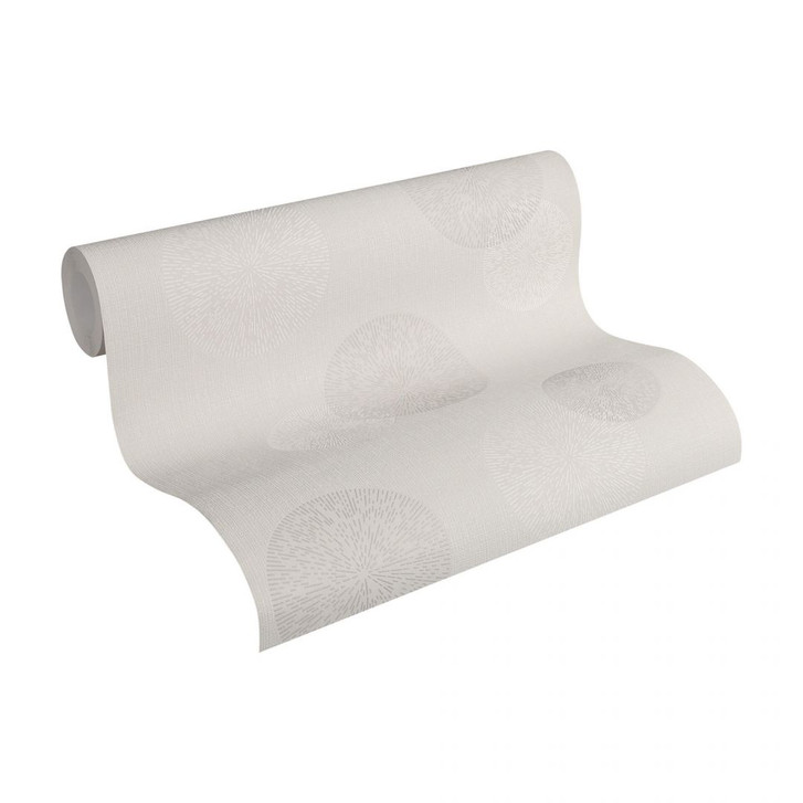 A.S. Création Vliestapete Happy Spring Blumentapete floral grau, weiss - WA105406