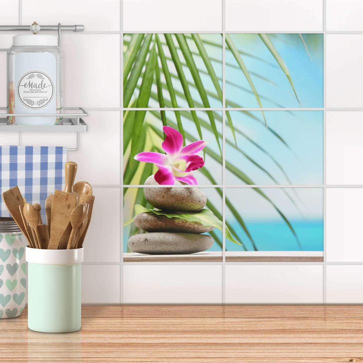Fliesenfolie quer - Lotus Flower - CR104495