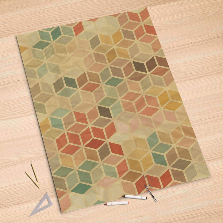 Folienbogen (100x150cm) - 3D Retro - CR106103