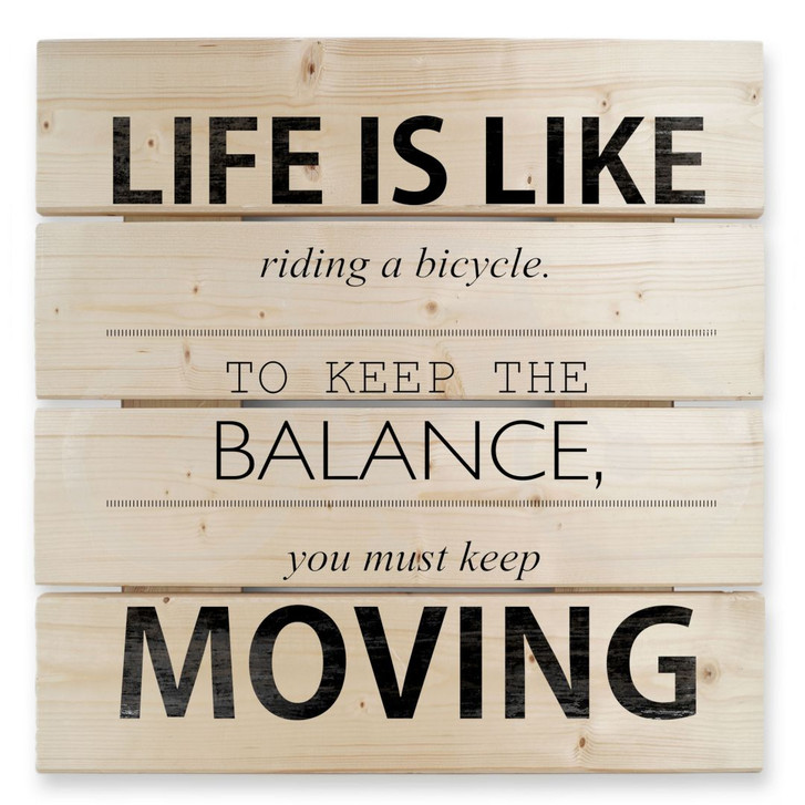 Holzbild Life is Like - 40 x 41.5 cm - WA132206