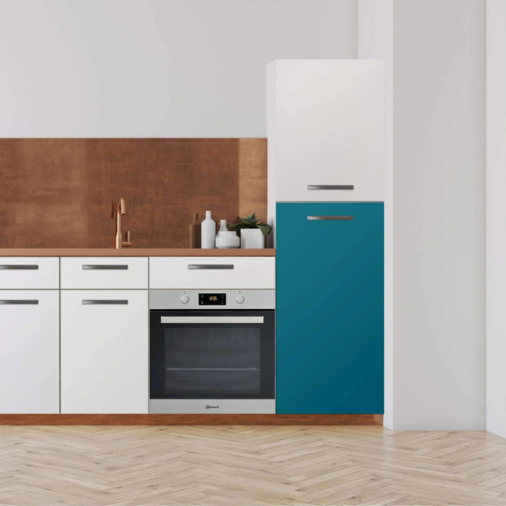 Klebefolie - Hochschrank (60x120cm) - Türkisgrün Dark - CR110598