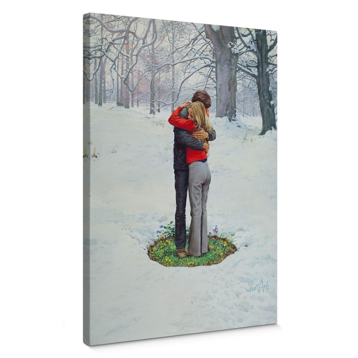 Leinwandbild Schmelzende Liebe (1972) - Kurt Ard - 70x100cm - WA389270