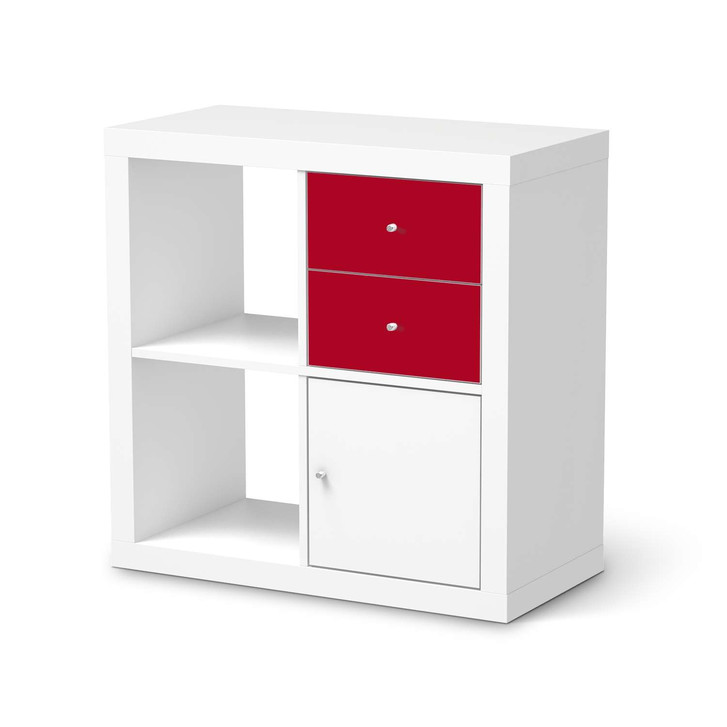 Möbelfolie IKEA IKEA Expedit Regal Schubladen - Rot Dark - CR115136
