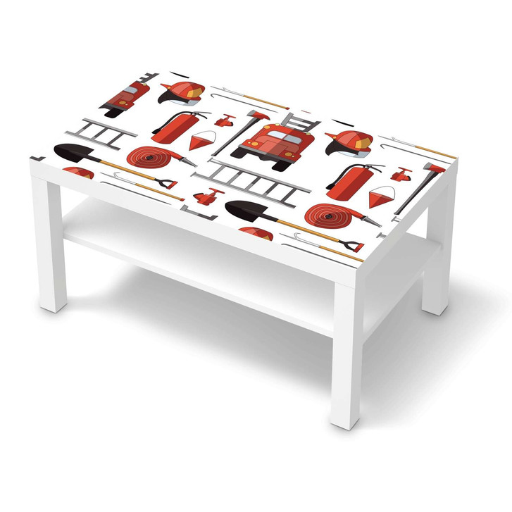 Möbelfolie IKEA Lack Tisch 90x55cm - Firefighter - CR115973