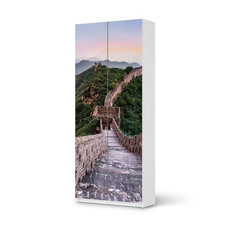 Möbelfolie IKEA Pax Schrank 236cm Höhe - 2 Türen - The Great Wall - CR116840